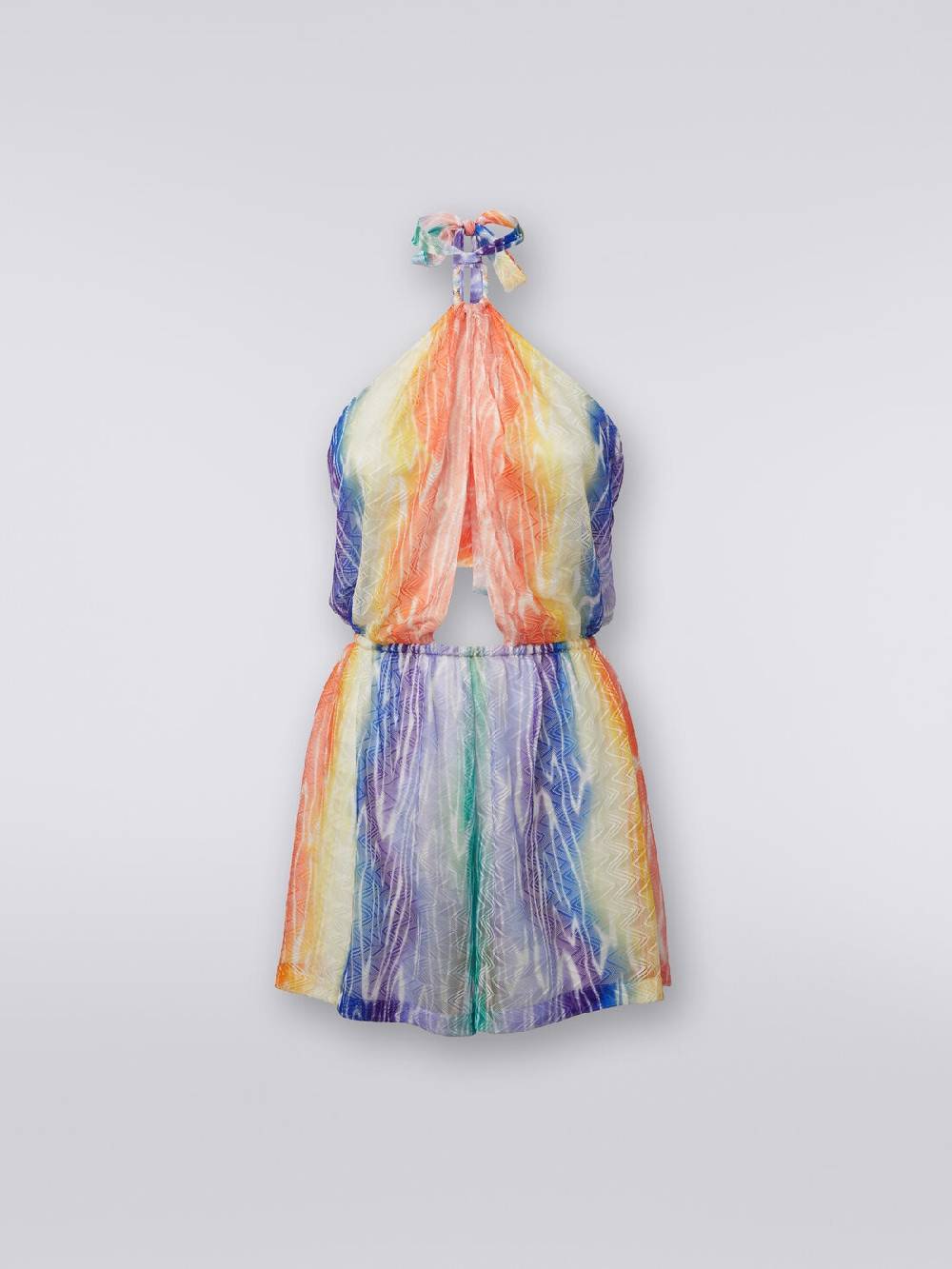 M Missoni Tuta copricostume corta stampa tie-dye Negozio online di fabbrica