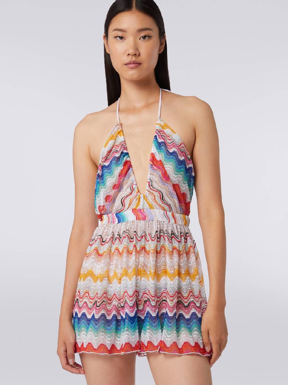 M Missoni Tuta shorts motivo onda con lurex Flash Sale