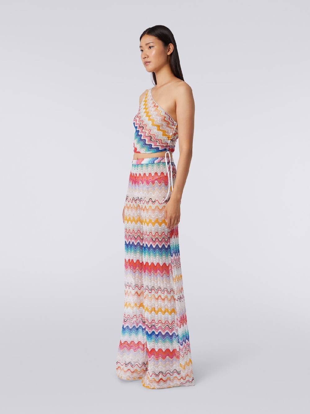M Missoni Pantaloni copricostume motivo onda con lurex Fornitura limitata