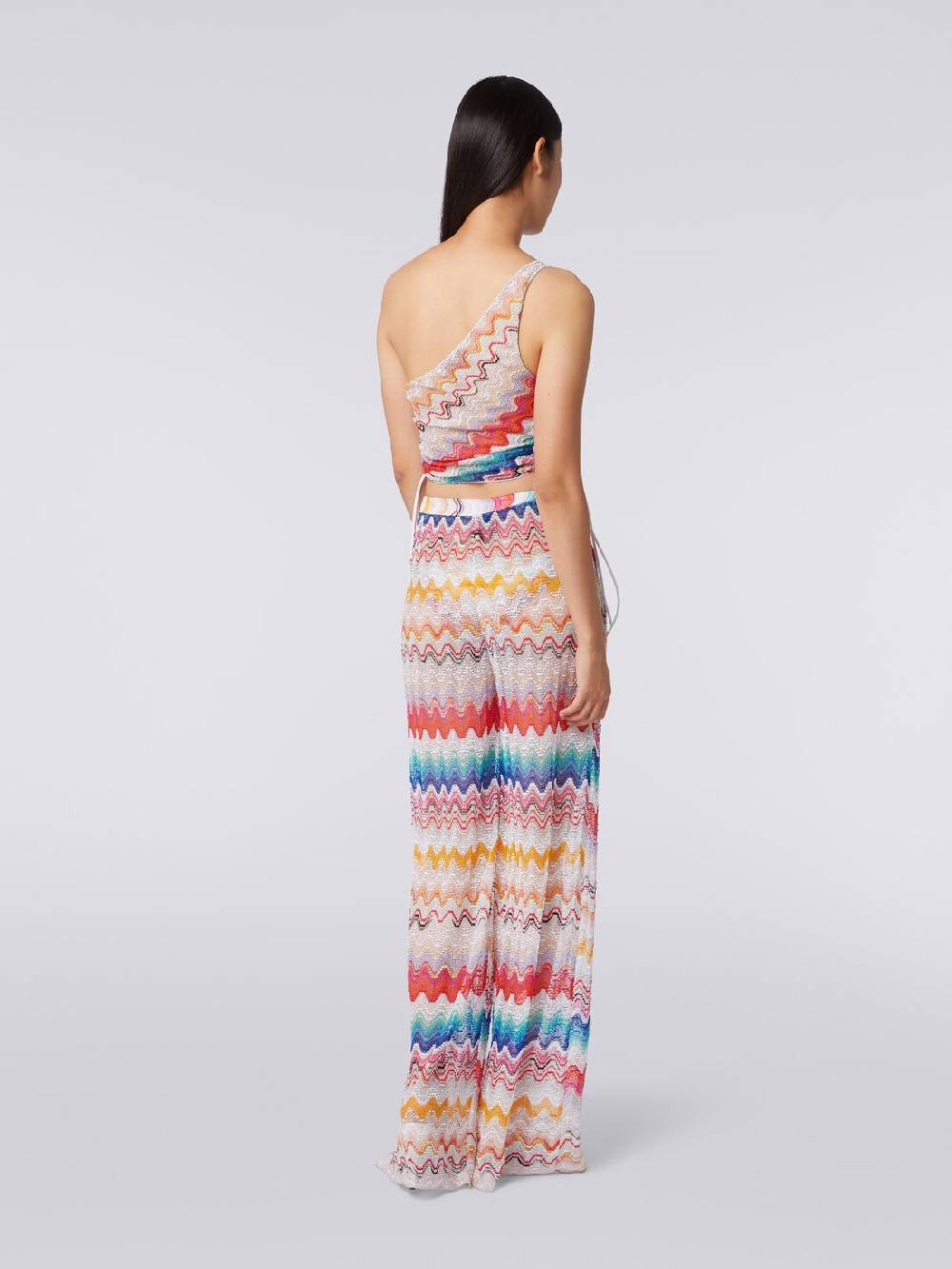 M Missoni Pantaloni copricostume motivo onda con lurex Fornitura limitata