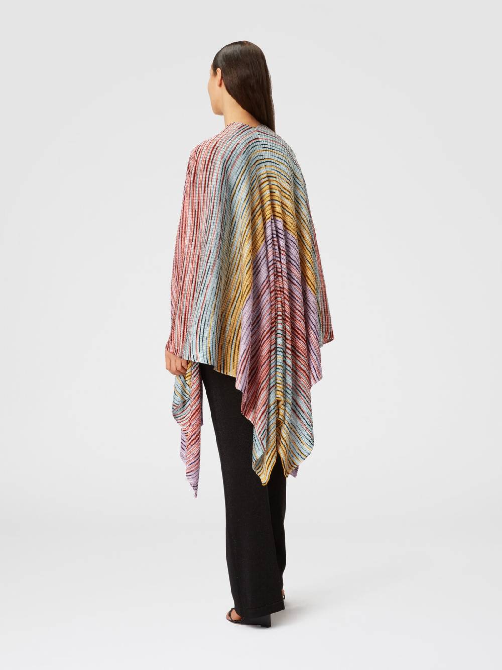 M Missoni Mantella in maglia di misto viscosa fiammata Offerta Giorno del Papà