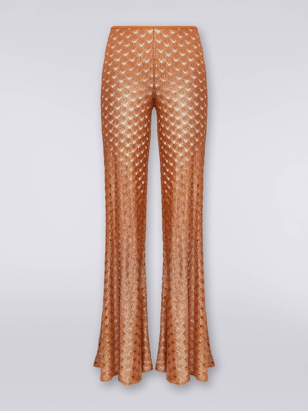 M Missoni Pantaloni copricostume effetto pizzo con fondo svasato Offerte stagionali