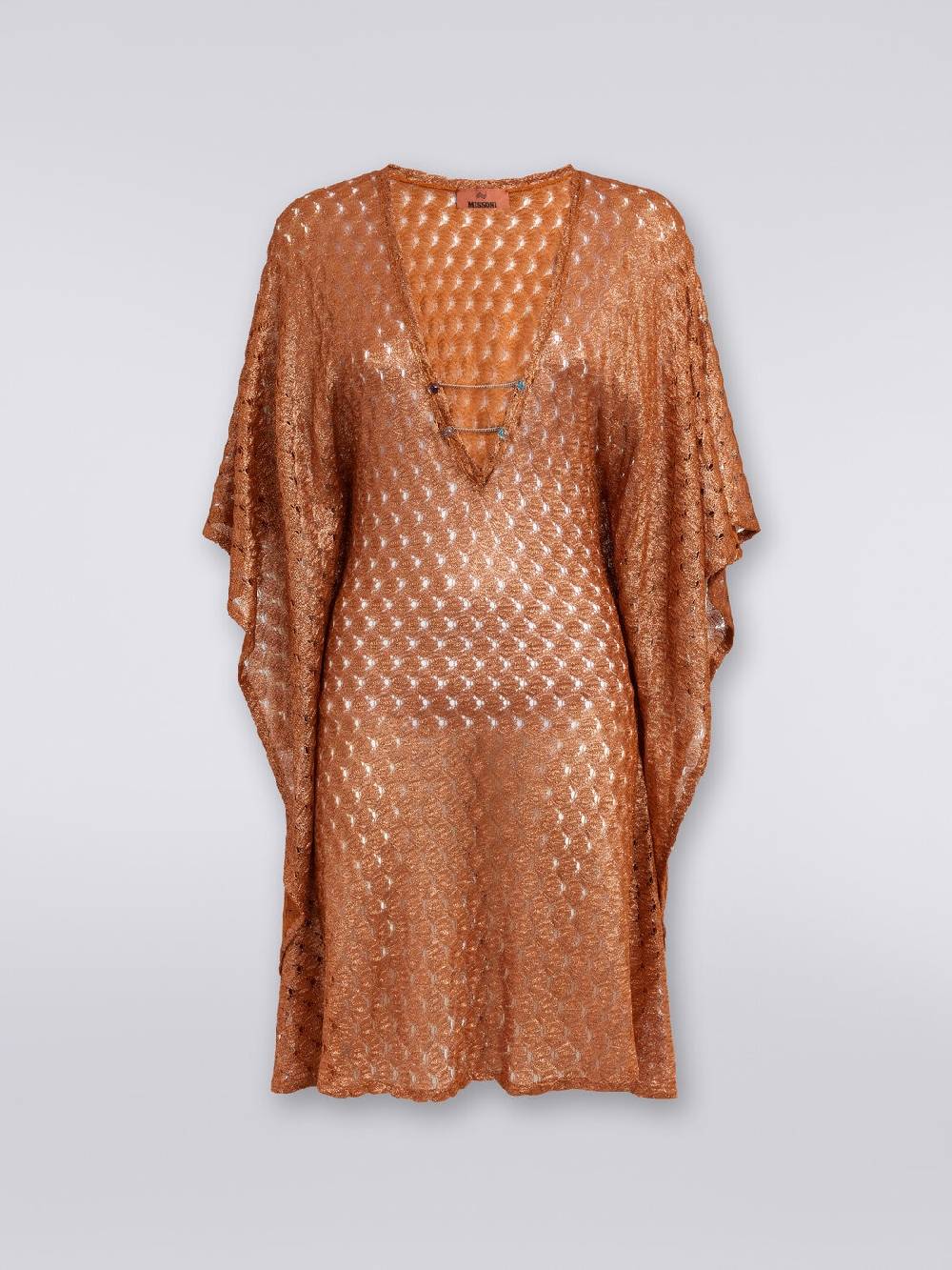 M Missoni Caftano copricostume corto effeto pizzo Liquidazione