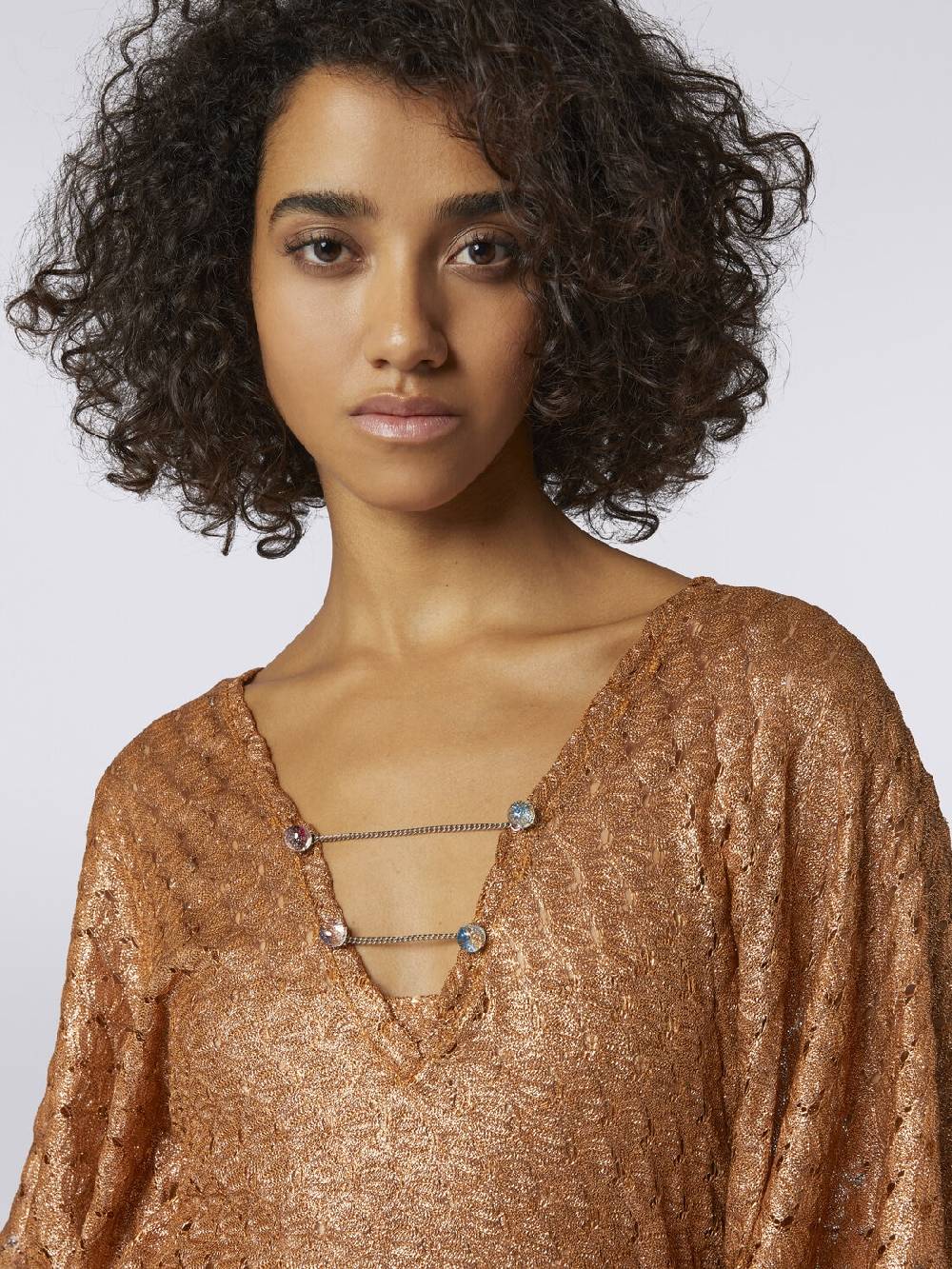 M Missoni Caftano copricostume corto effeto pizzo Liquidazione