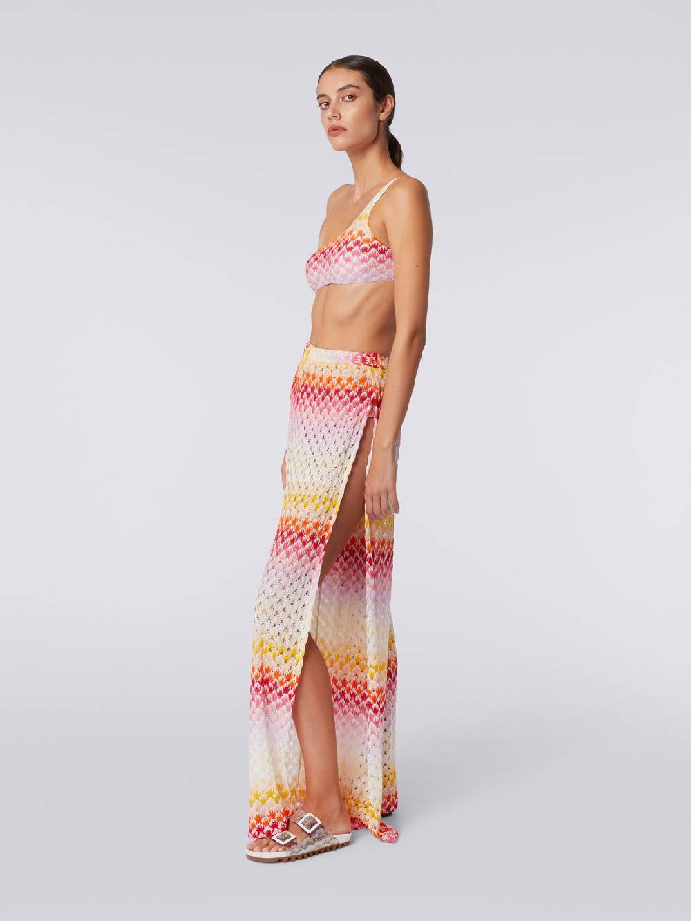 M Missoni Pantaloni copricostume effetto pizzo con lurex Sconti VIP