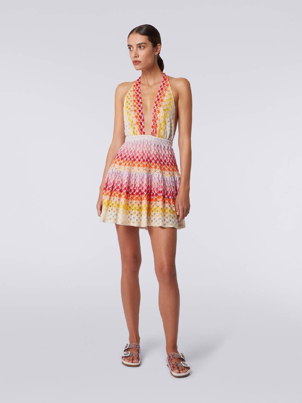 M Missoni Copricostume corto effetto pizzo dégradé con lurex Prezzo basso