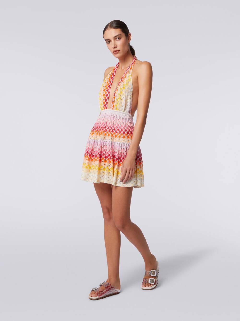 M Missoni Copricostume corto effetto pizzo dégradé con lurex Prezzo basso