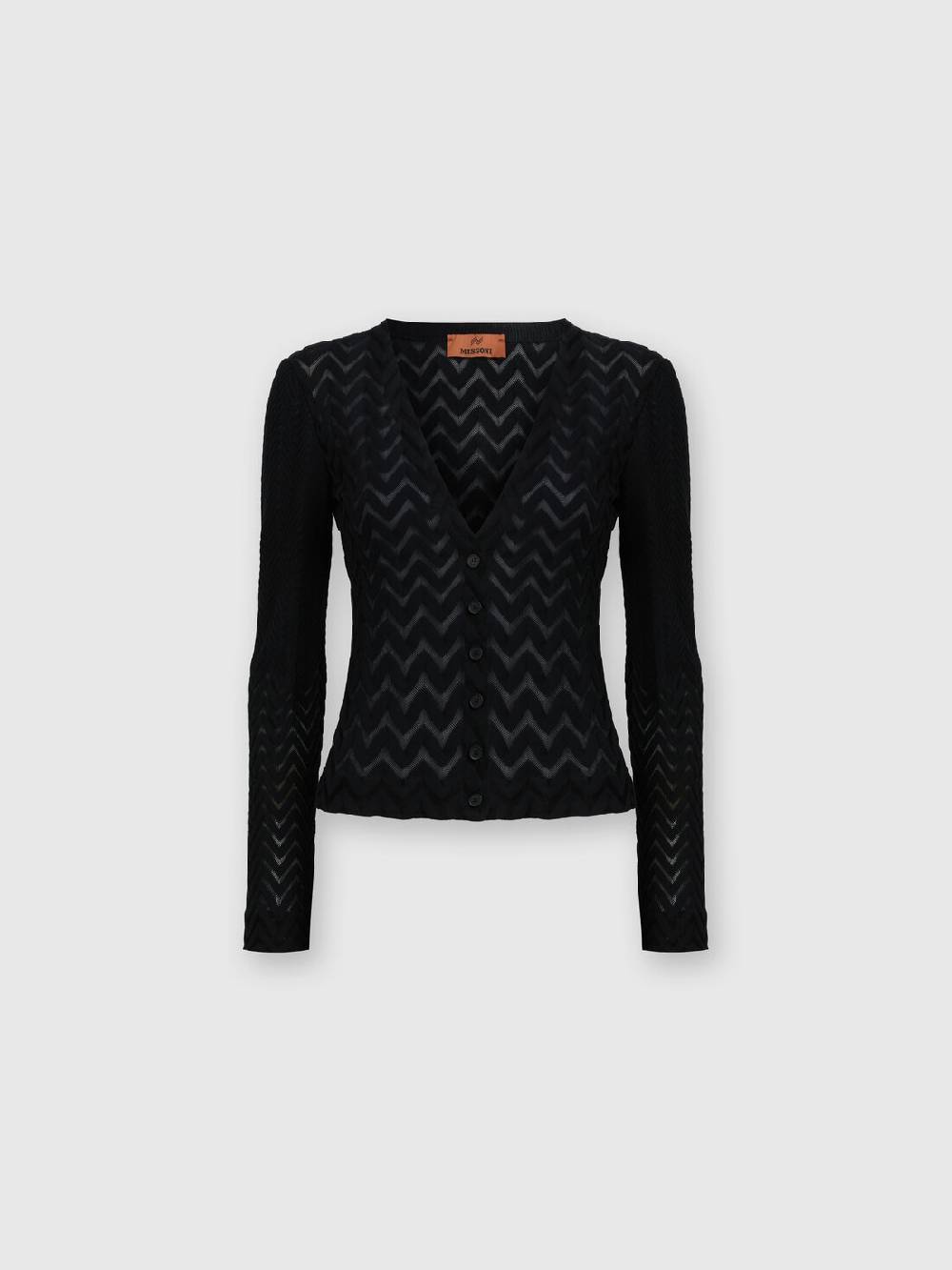 M Missoni Cardigan chevron effetto vedo non vedo Latest stili