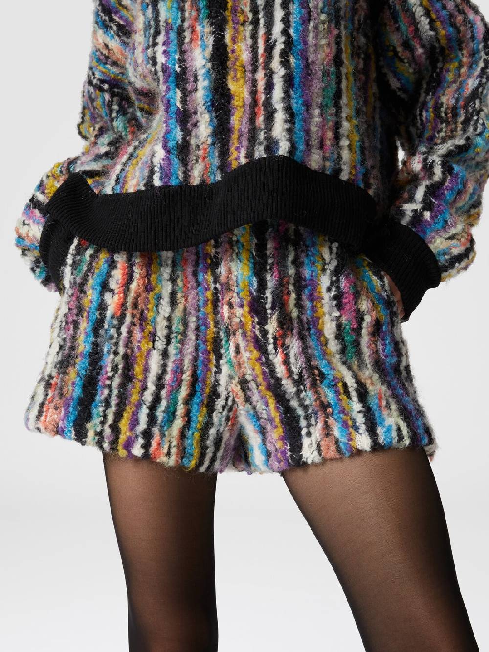 M Missoni Shorts in lana e mohair bouclé Ultimi due giorni