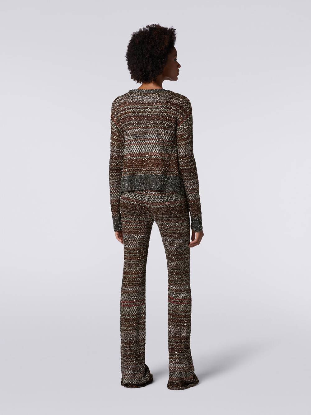 M Missoni Cardigan corto in maglia a rete con paillettes Discount Store per i nuovi prodotti
