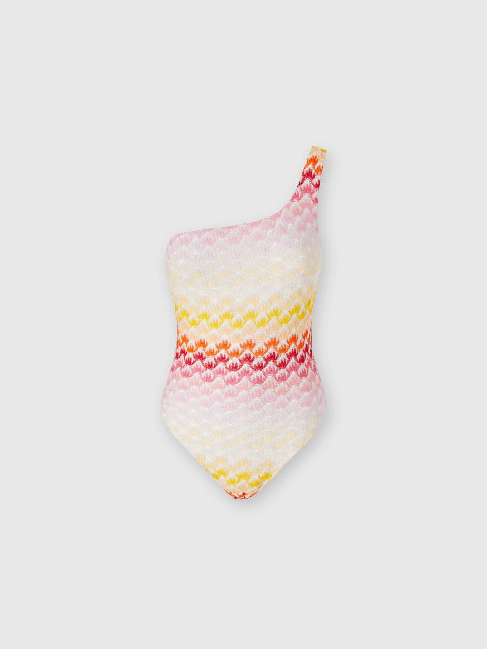 M Missoni Costume intero monospalla effetto pizzo con lurex Officina