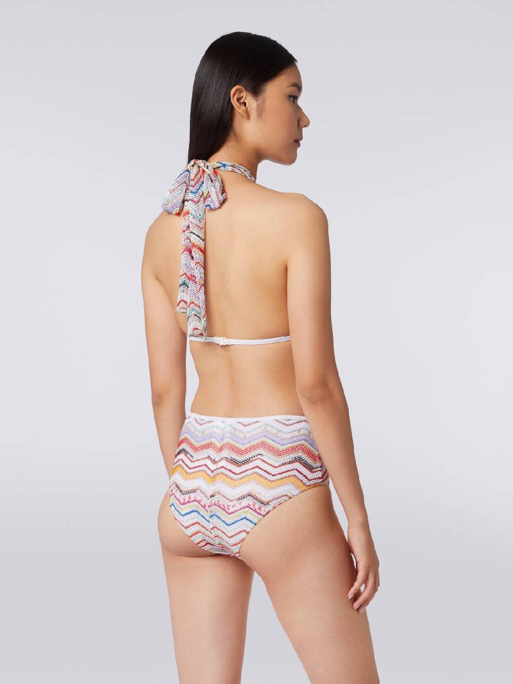 M Missoni Bikini in crochet con lurex e slip a vita alta Duty-free