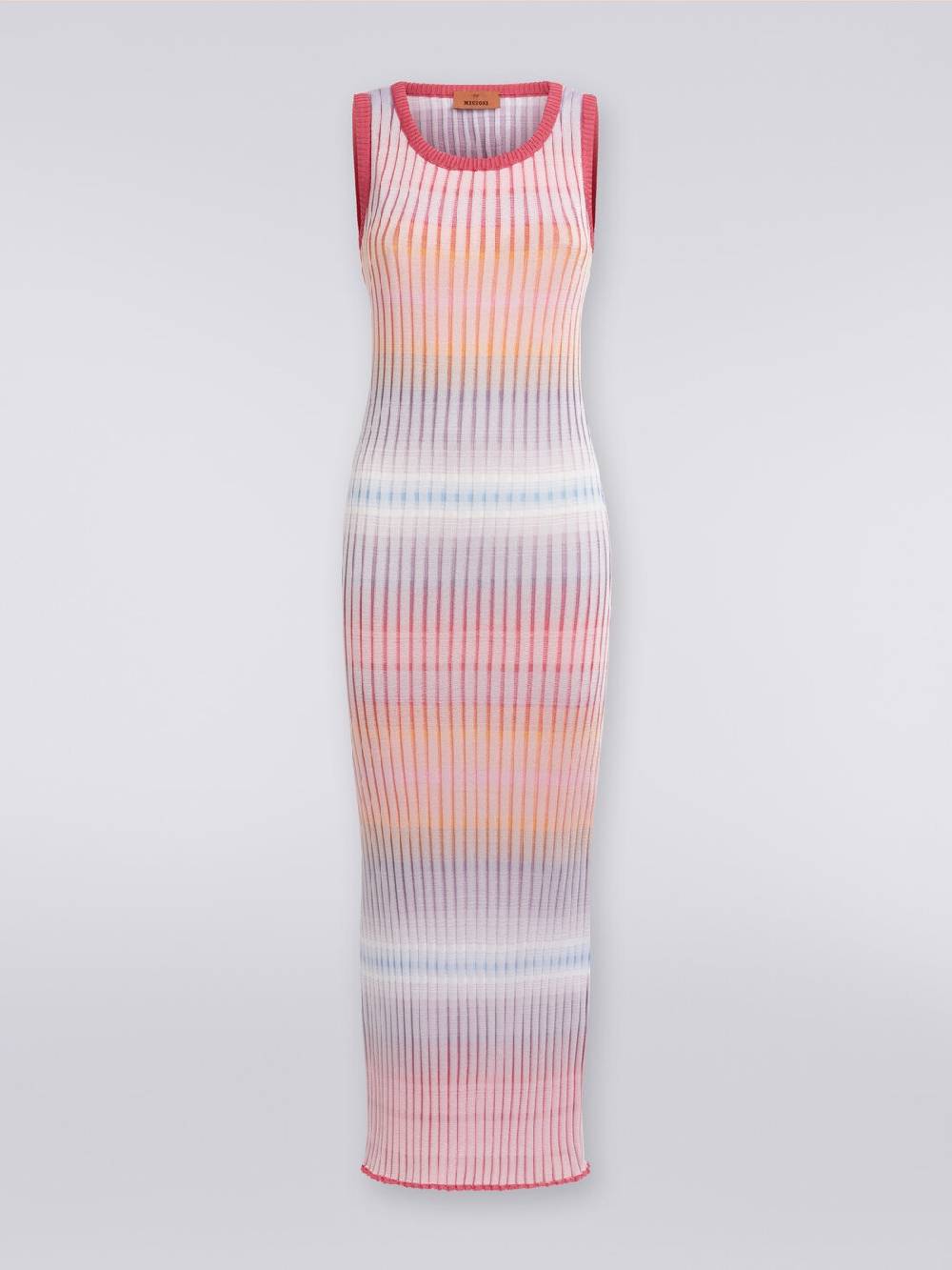 M Missoni Abito lungo in viscosa a coste Soddisfazione Garantita