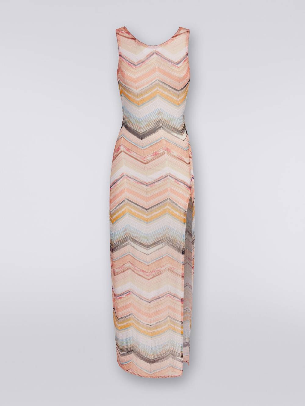 M Missoni Abito copricostume lungo motivo chevron con lurex Offerte