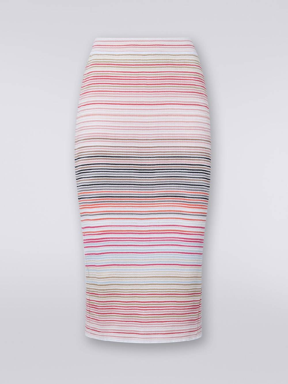 M Missoni Gonna midi in cotone e viscosa a righe I Più Venduti
