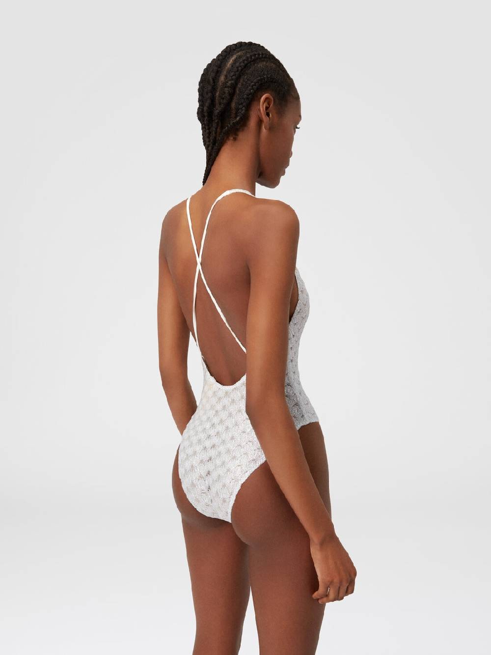 M Missoni Costume intero in viscosa effetto pizzo Sconto di tempo limitato