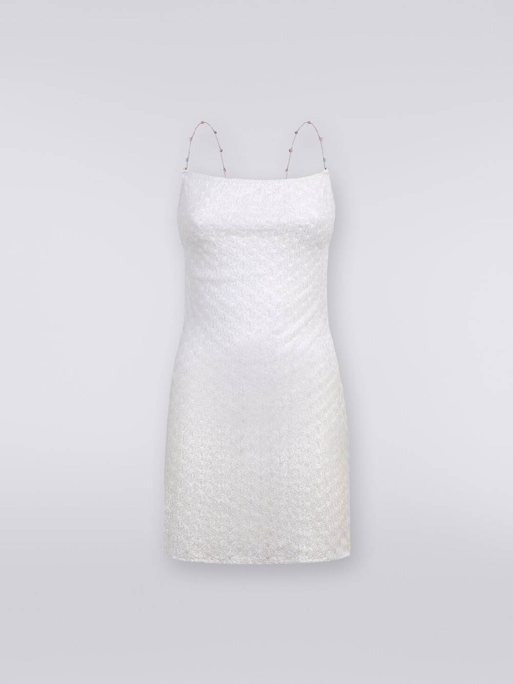 M Missoni Abito copricostume effetto pizzo con spalline in catena e pietre Negozio online di fabbrica