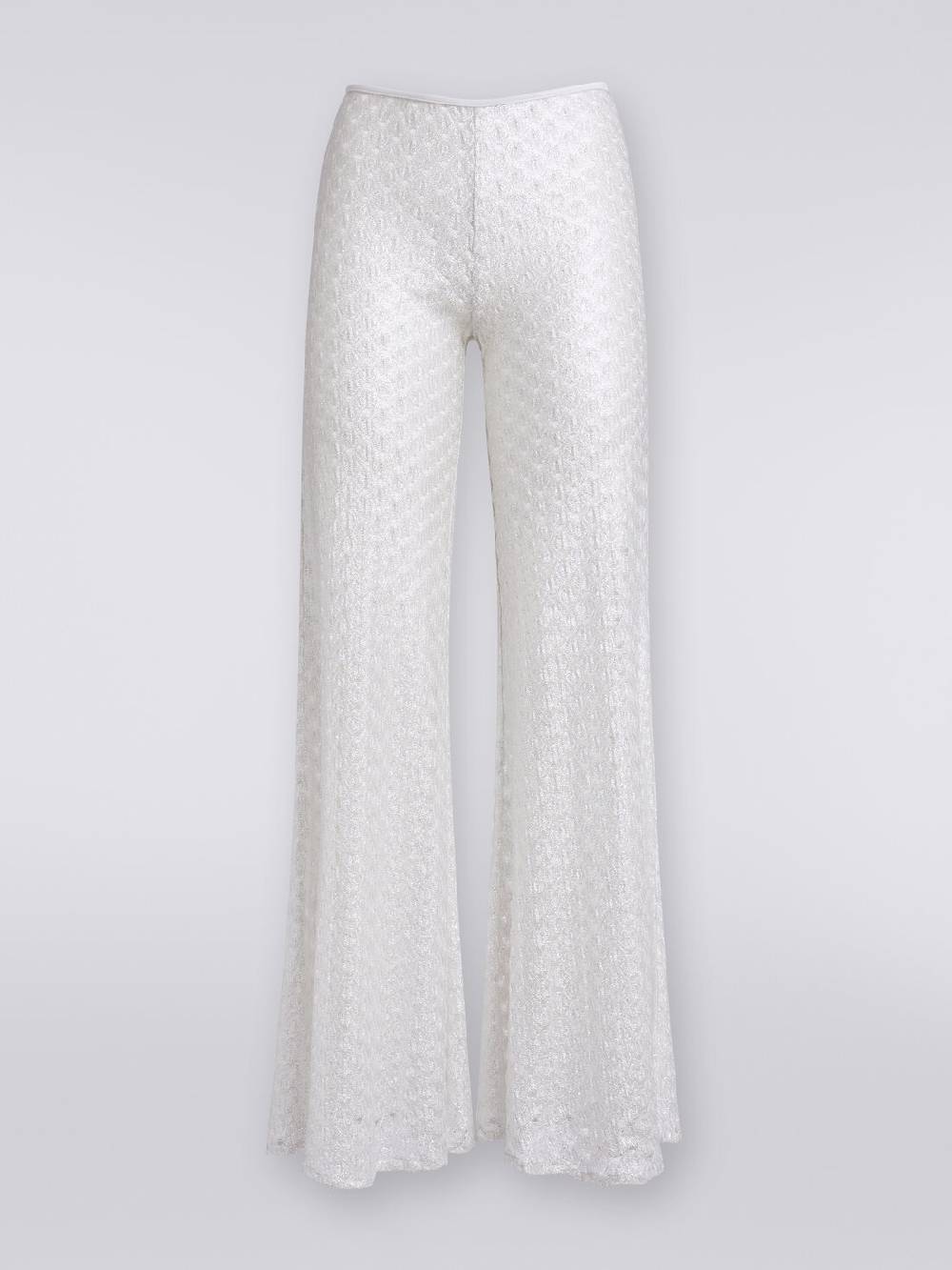 M Missoni Pantaloni copricostume effetto pizzo con fondo svasato Offerta speciale