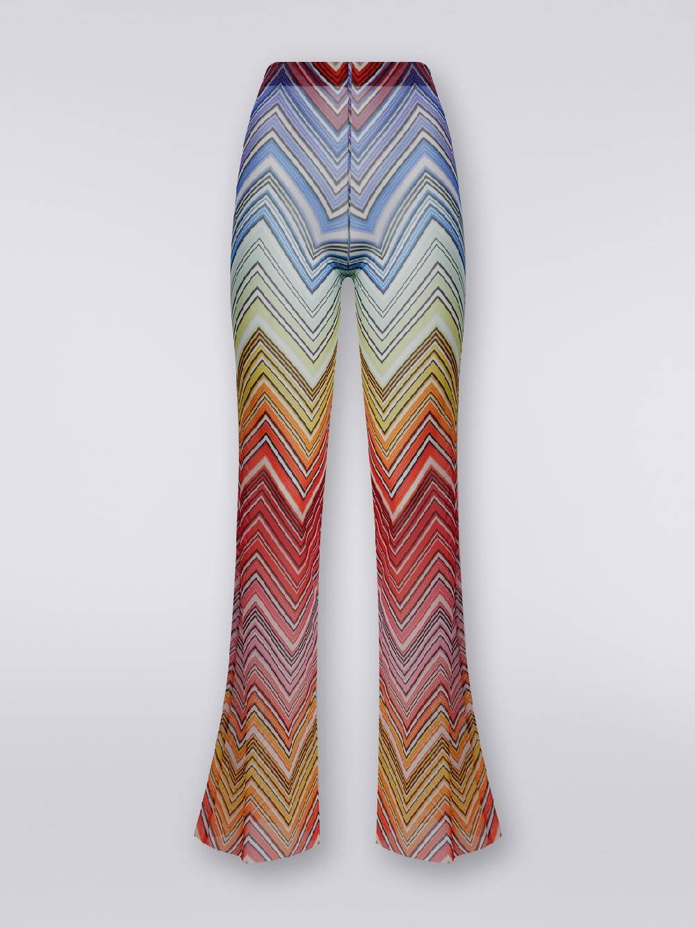 M Missoni Pantaloni copricostume in tulle stampa zig zag Smaltimento dello stoccaggio