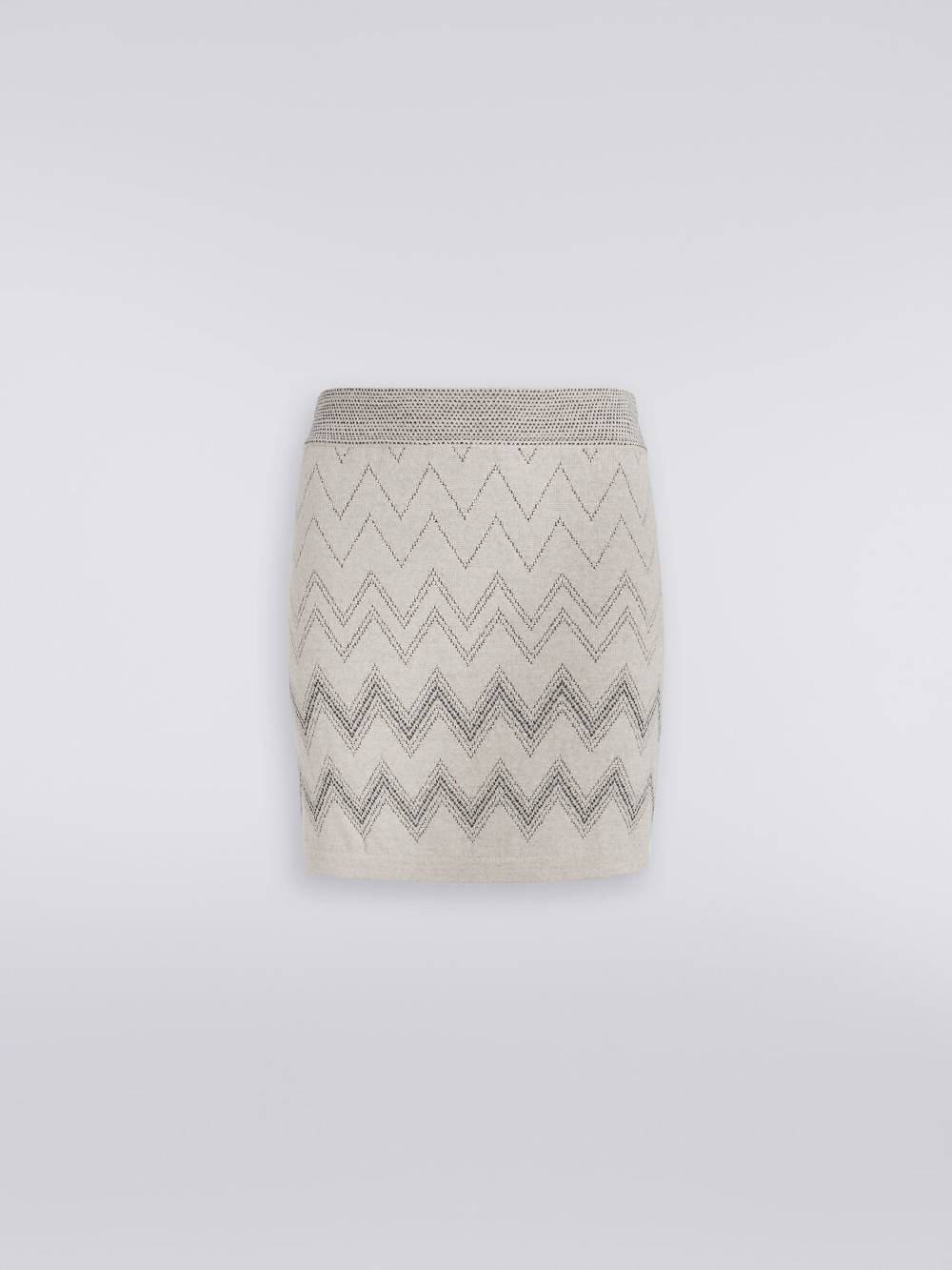 M Missoni Minigonna in lana e viscosa zig zag con lurex Bestseller