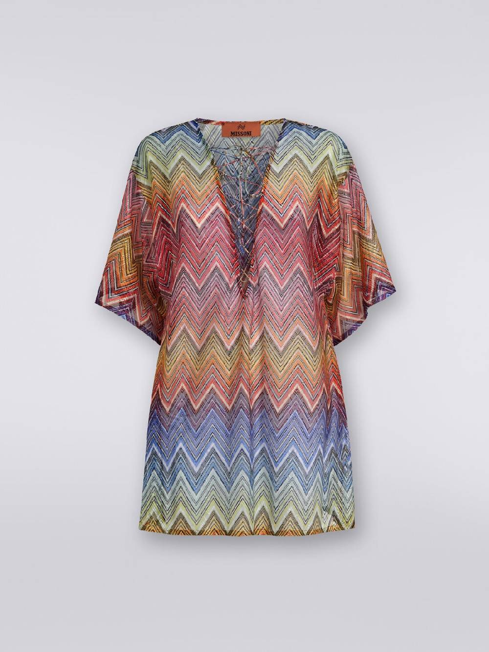 M Missoni Caftano copricostume corto stampa zig zag Enormi risparmi