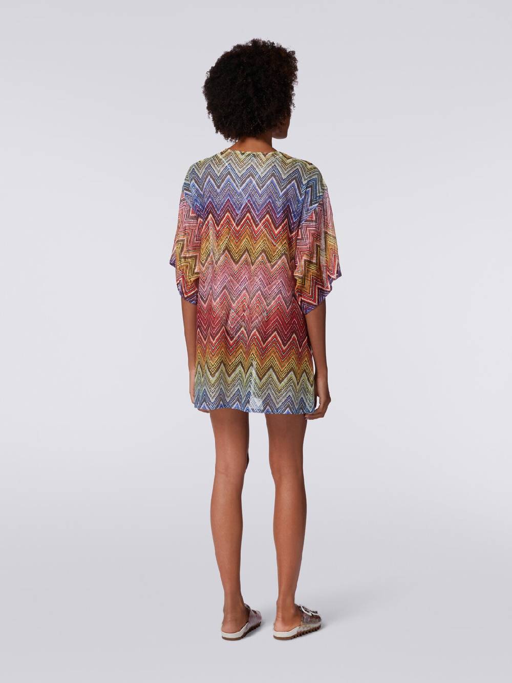 M Missoni Caftano copricostume corto stampa zig zag Enormi risparmi