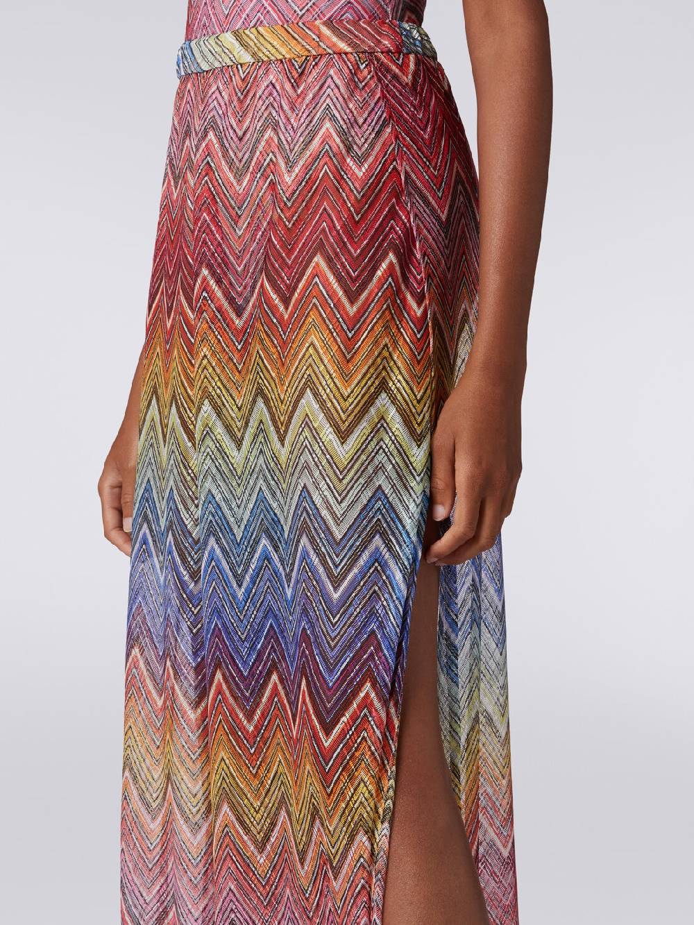 M Missoni Pantaloni copricostume in tessuto stampa zig zag Sconti VIP