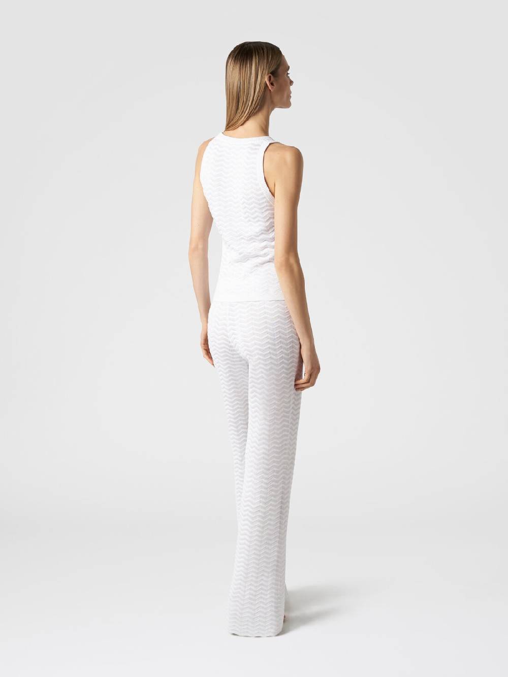 M Missoni Pantaloni in maglia zig zag Ultimo giorno