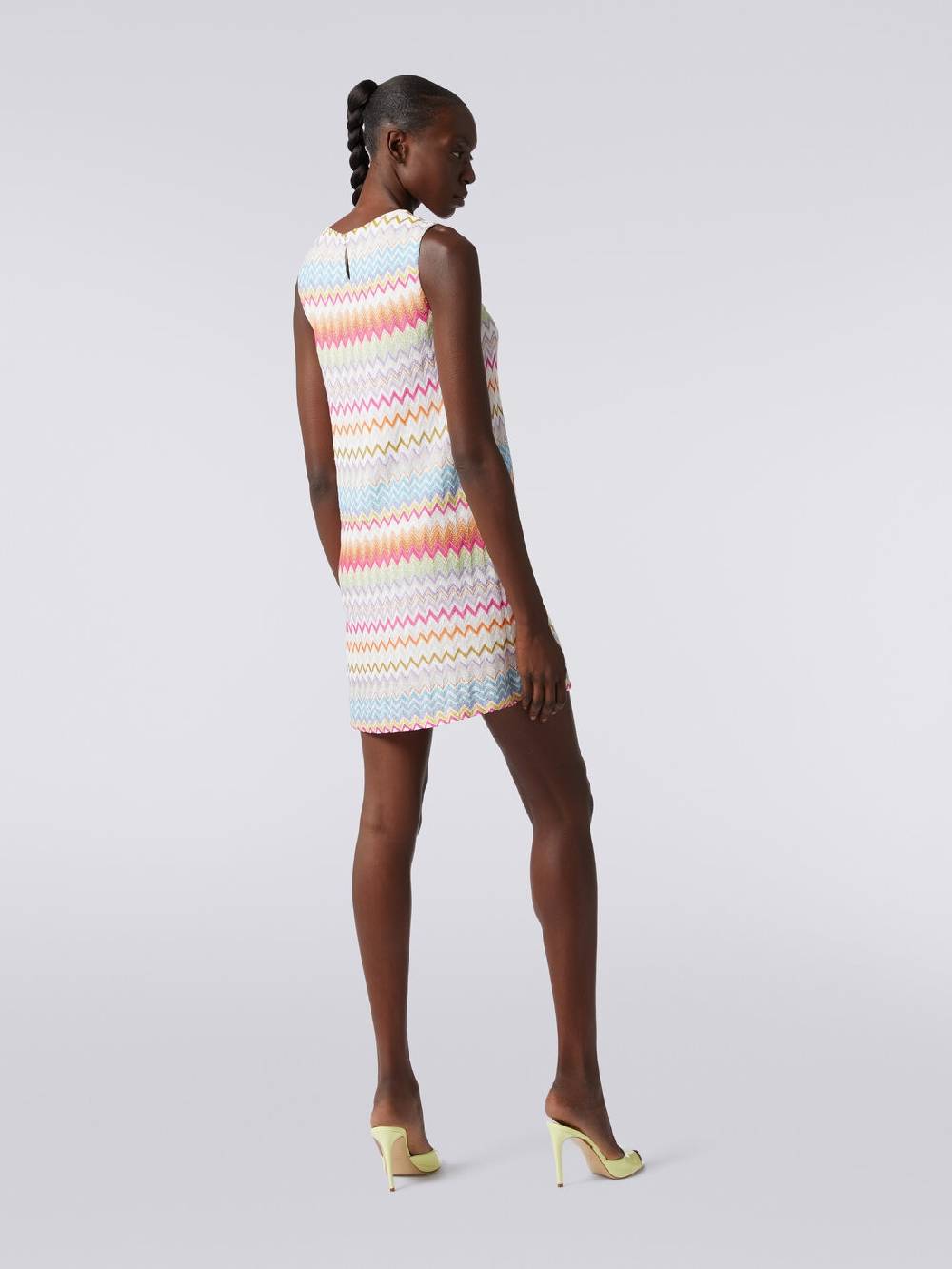 M Missoni Abito a sacchetto in viscosa zig zag con lurex Fino al 60% di sconto