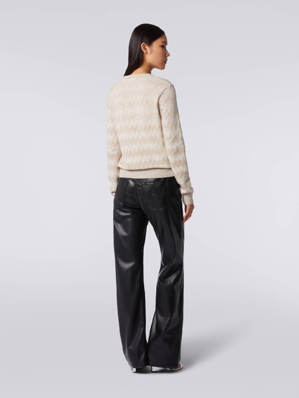 M Missoni Pullover con scollo a V in cachemire con zig zag Fino al 55% di sconto