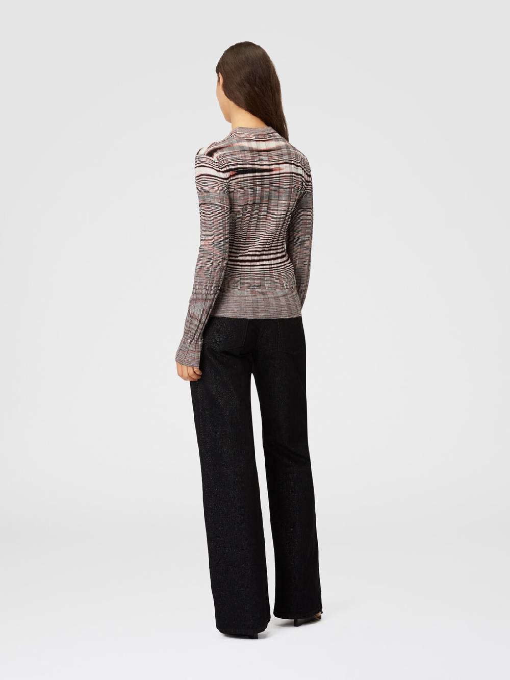 M Missoni Maglia girocollo in cashmere e seta fiammata Discount Store per i nuovi prodotti