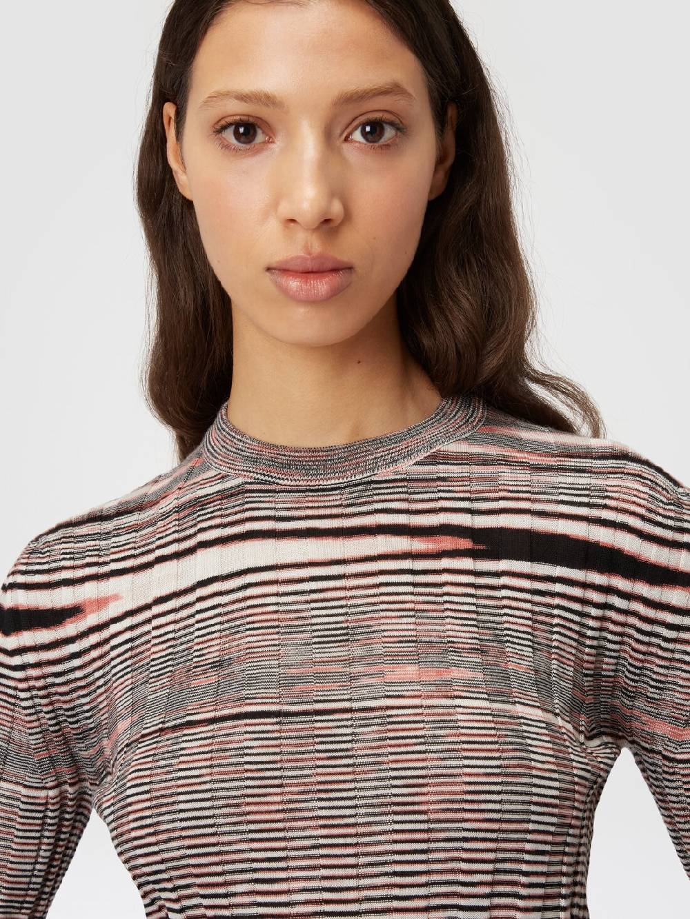 M Missoni Maglia girocollo in cashmere e seta fiammata Discount Store per i nuovi prodotti