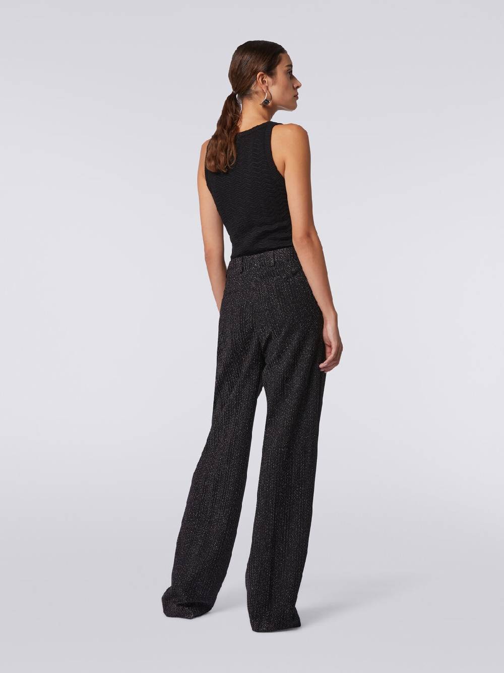 M Missoni Pantaloni in misto viscosa lamé Acquista Ora