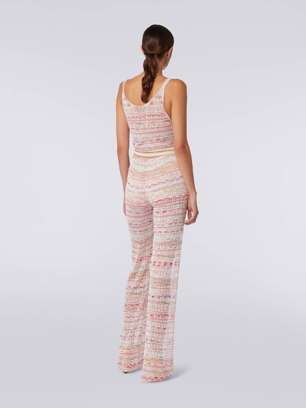 M Missoni Pantaloni a costine in maglia di viscosa fiammata Consegna Veloce