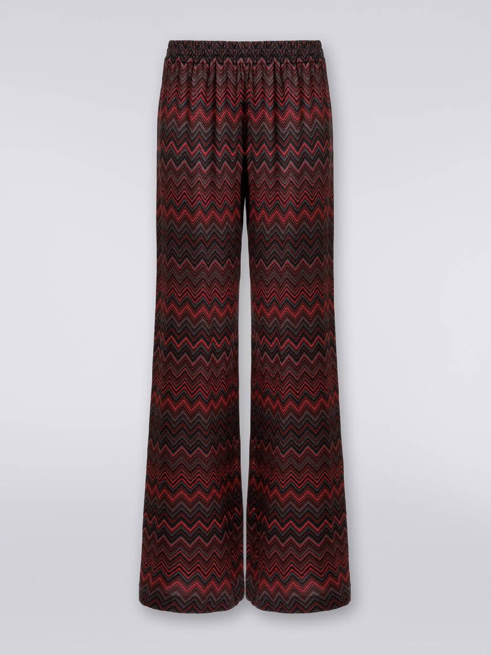 M Missoni Pantaloni in viscosa jacquard a zig zag Fino Al -60%