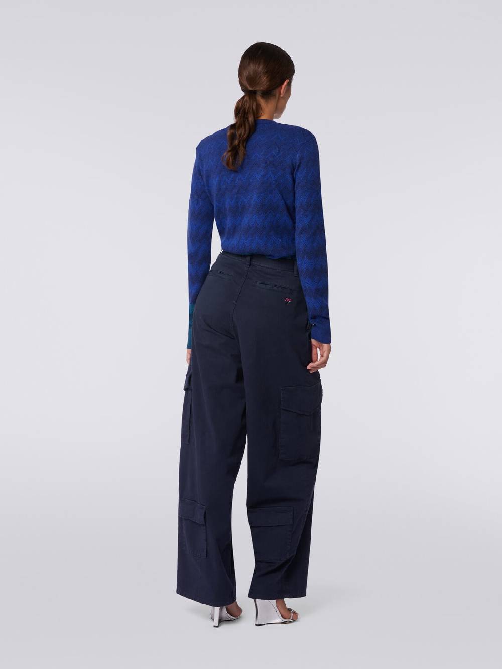 M Missoni Pantaloni cargo in cotone Affare Del Giorno