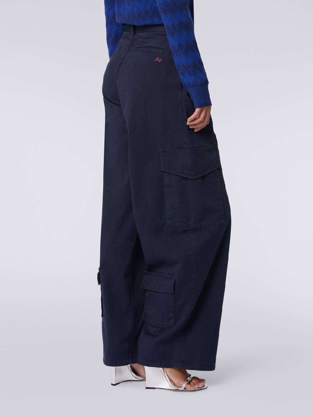 M Missoni Pantaloni cargo in cotone Affare Del Giorno
