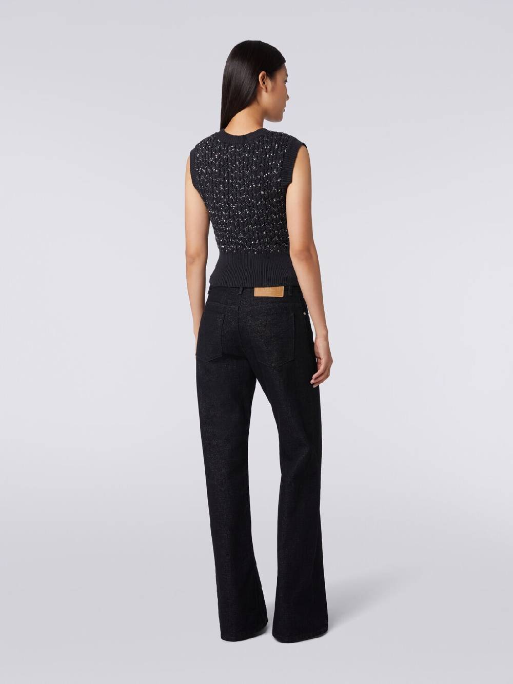 M Missoni Pantaloni cinque tasche in denim lamé Negozio