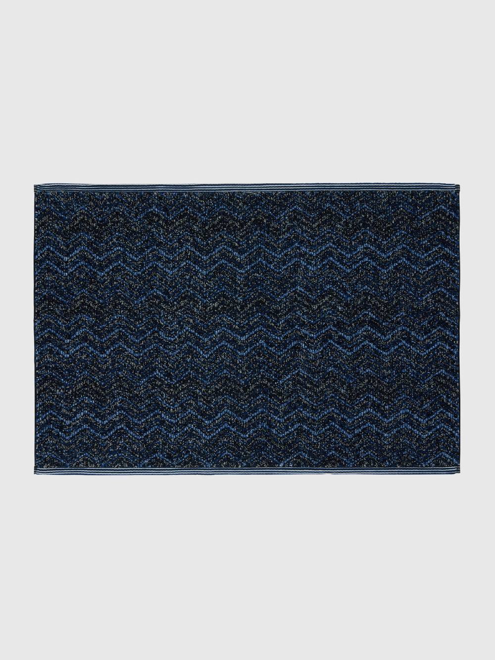 M Missoni Tappetino da bagno Azul 60x90 cm in cotone chevron Shopping online