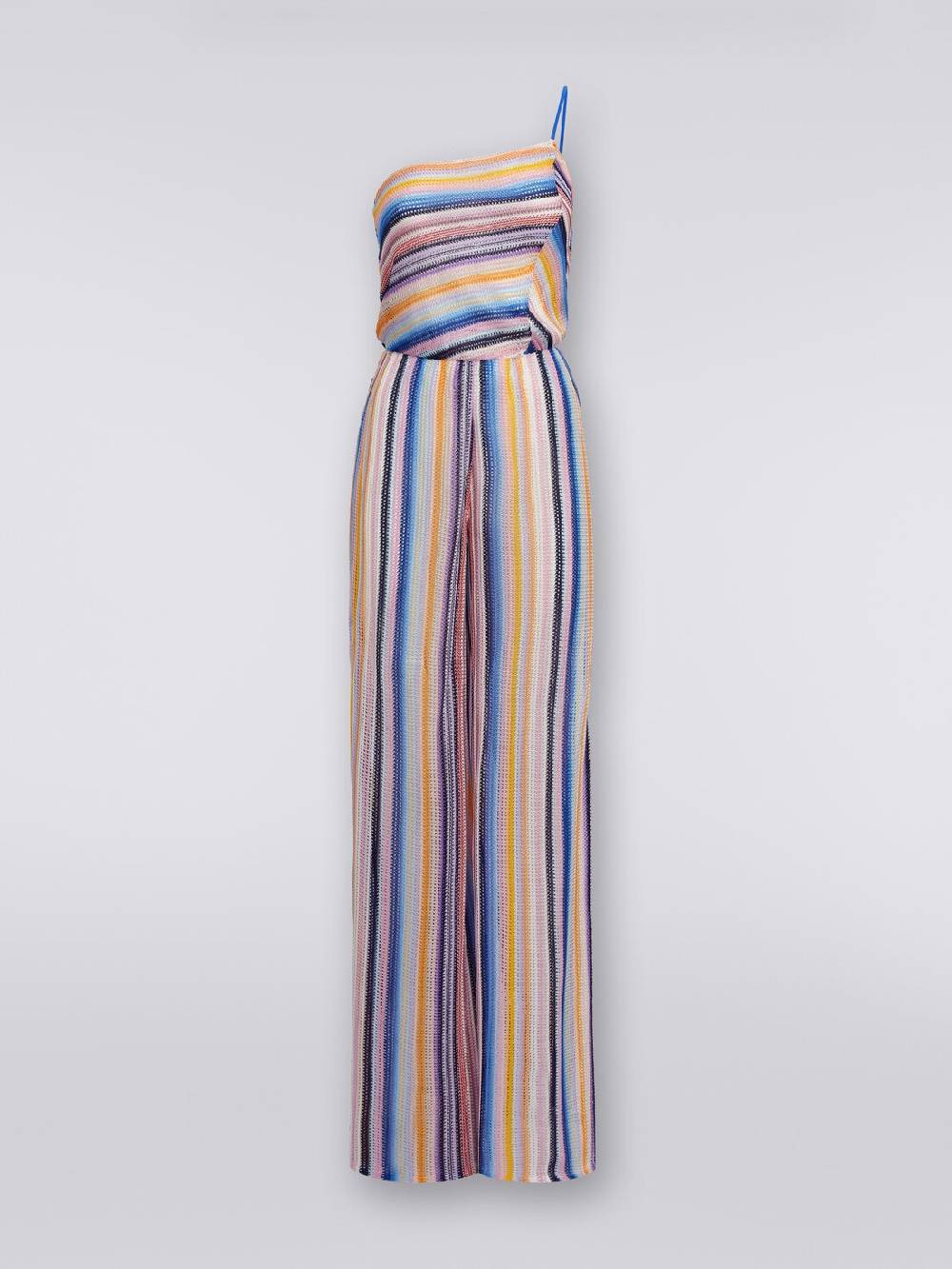 M Missoni Tuta pantalone monospalla in crochet rigato Nuovi prodotti