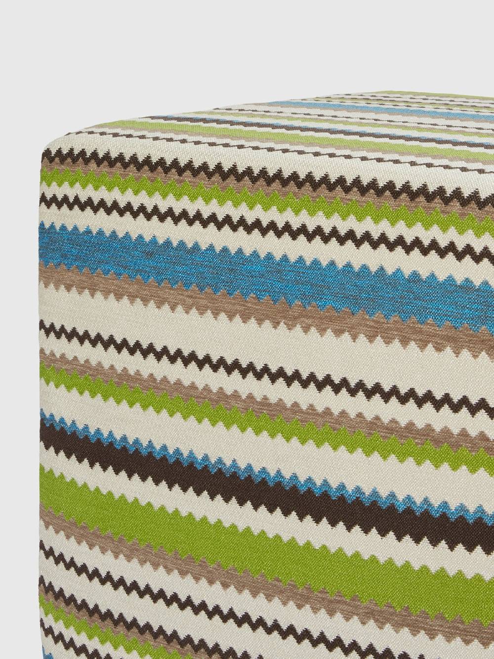 M Missoni Pouf da esterno cubico Cancun chevron 40x40x40 cm Prezzo basso