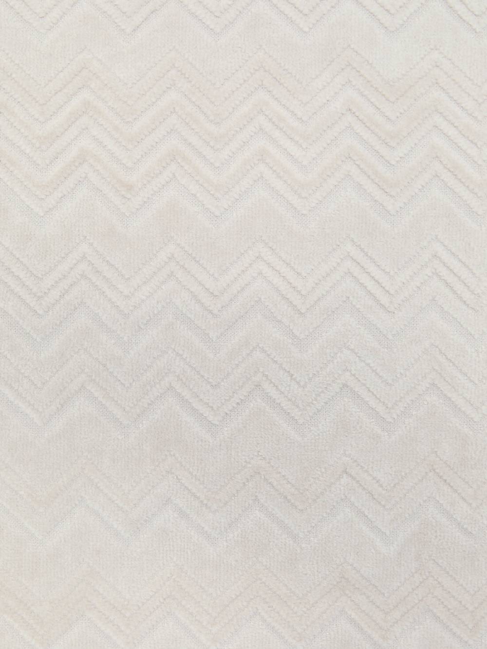 M Missoni Set 2 pezzi di asciugamani da bagno Chalk in spugna di cotone zig zag Ritorno libero
