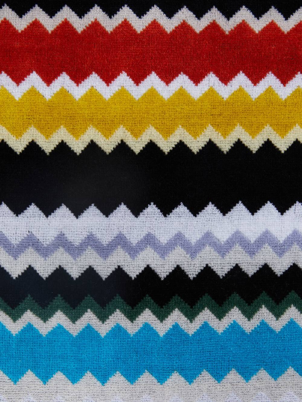 M Missoni Set 2 pezzi di asciugamani da bagno Curt in spugna di cotone chevron Ultimi tre giorni