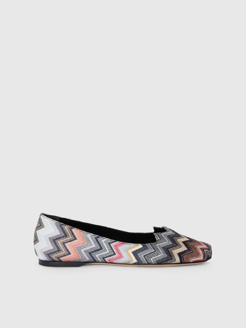 M Missoni Ballerine in tessuto chevron ACQUISTA ORA
