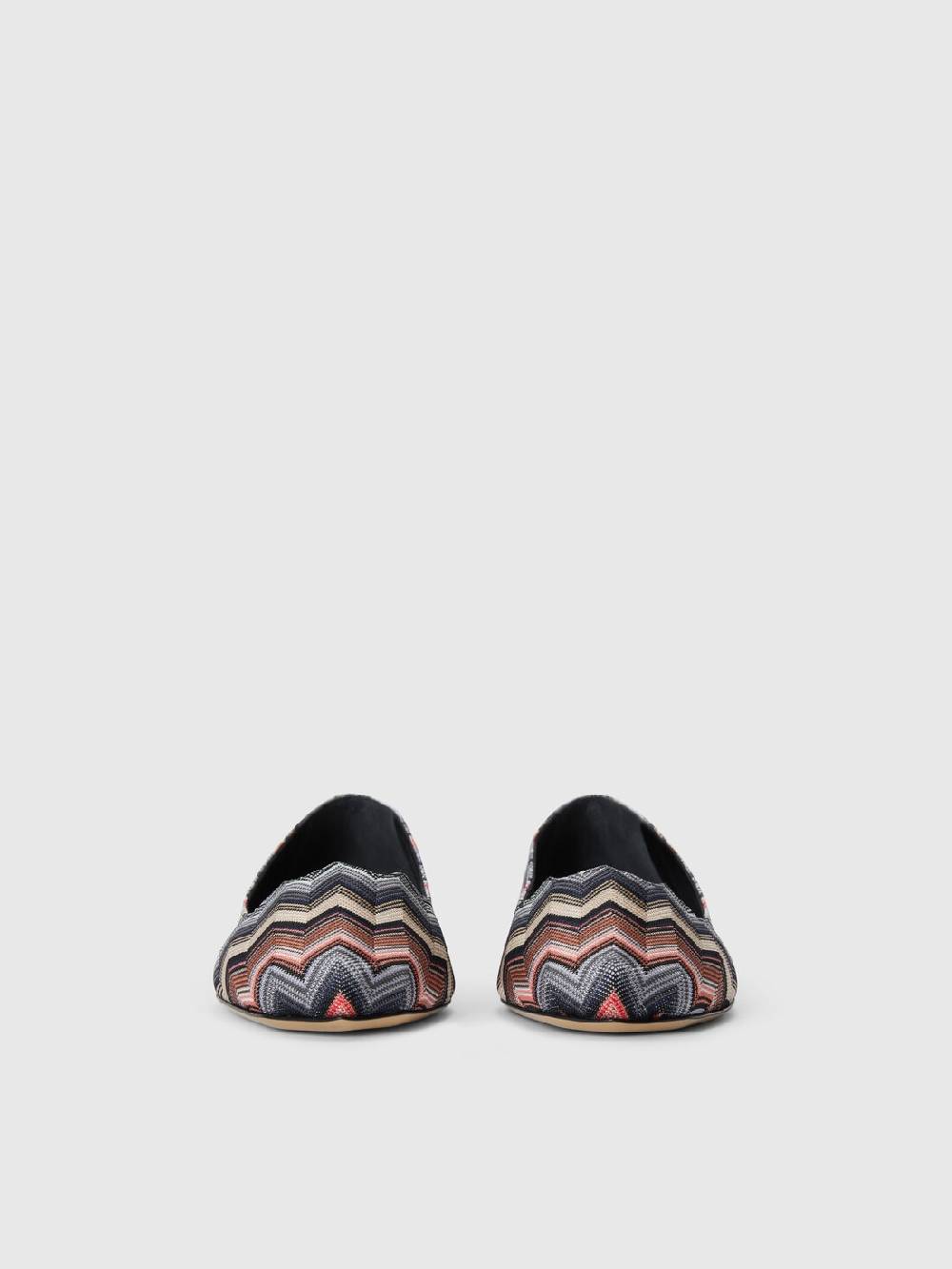 M Missoni Ballerine in tessuto chevron ACQUISTA ORA
