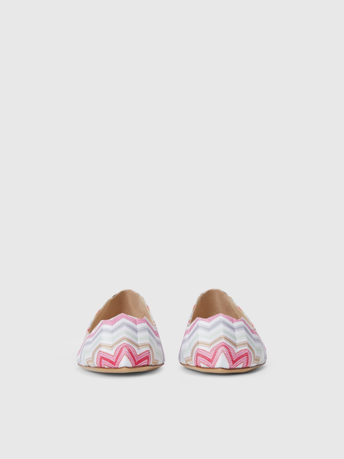 M Missoni Ballerine in tessuto chevron Latest stili