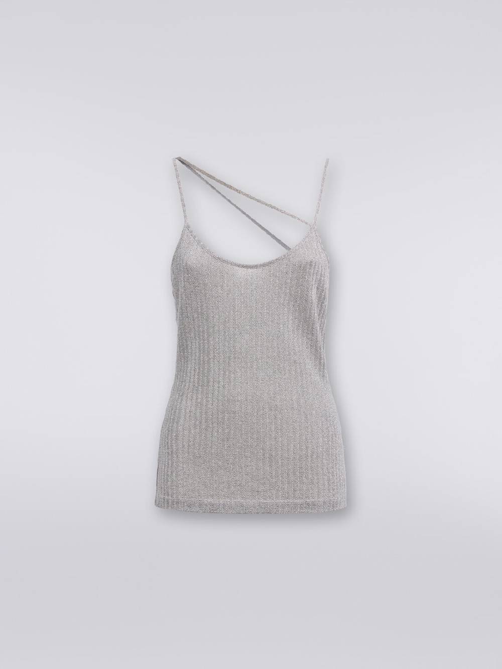 M Missoni Canottiera in cotone e viscosa lamé Fino al 50% di sconto