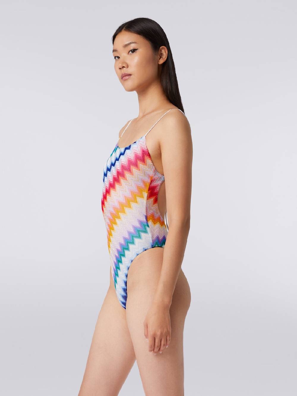 M Missoni Costume intero zig zag con lurex Fino al 55% di sconto
