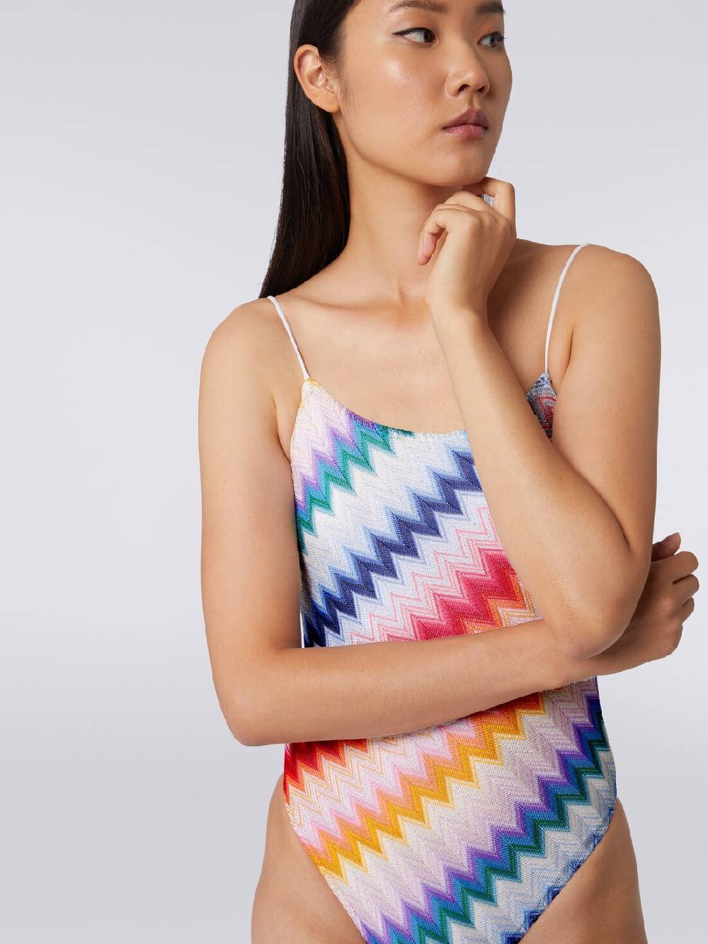 M Missoni Costume intero zig zag con lurex Fino al 55% di sconto