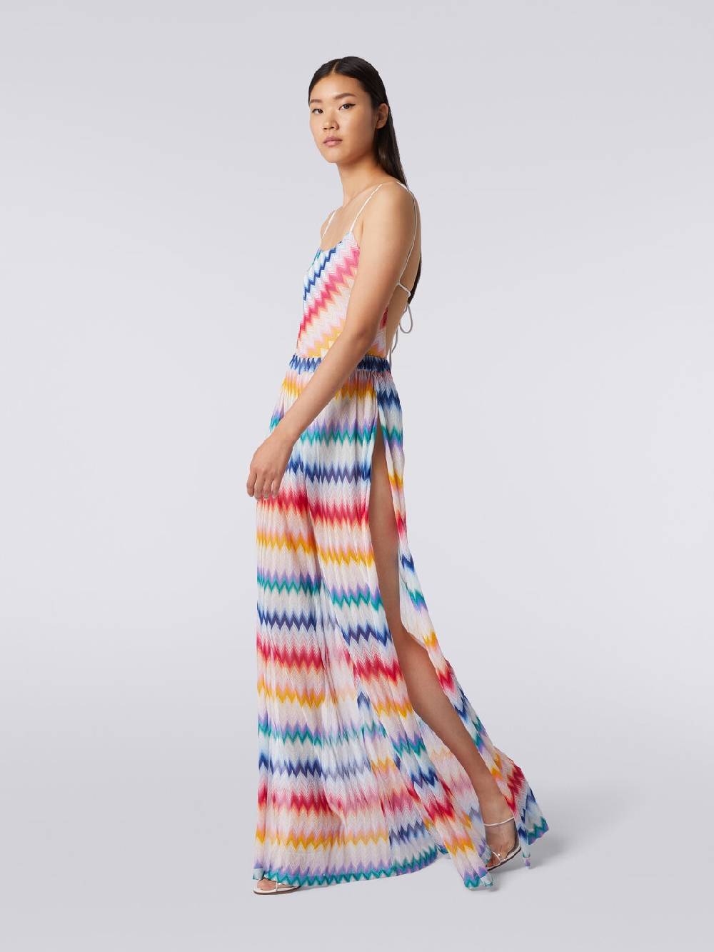M Missoni Pantaloni copricostume zig zag con lurex Solo un giorno rimasto